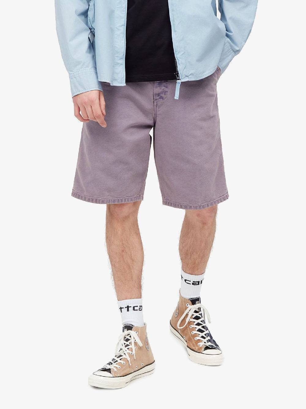 CARHARTT WIP Shorts Single Knee Uomo Viola