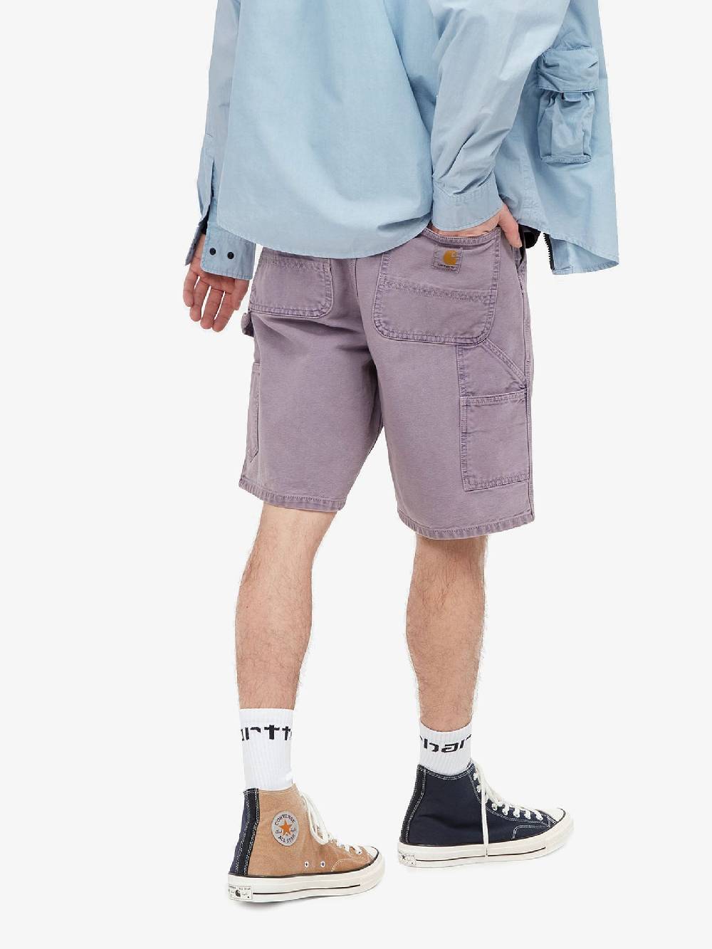 CARHARTT WIP Shorts Single Knee Uomo Viola