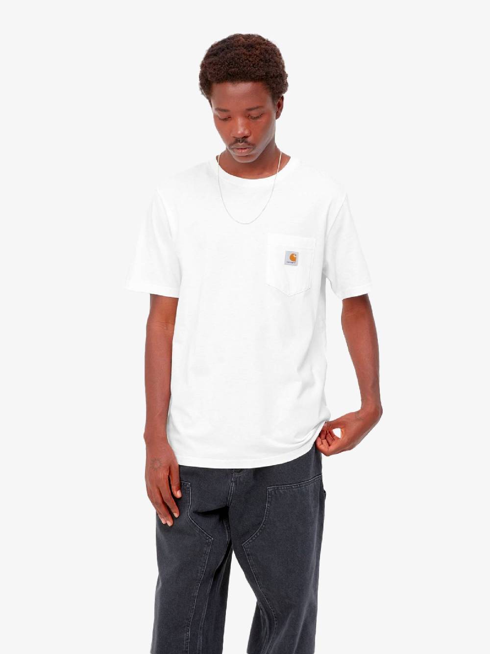 CARHARTT WIP T-Shirt I030434_02_XX Uomo Bianca