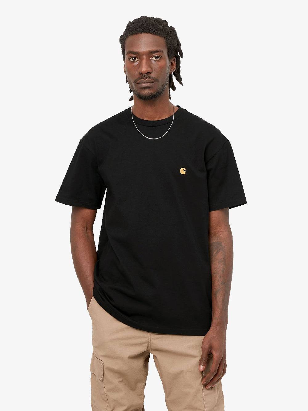 CARHARTT WIP T-Shirt S/S Chase Uomo Nera