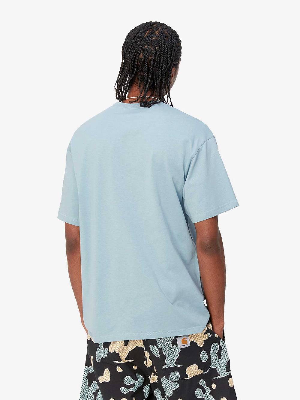 CARHARTT WIP T-shirt S/S Madison Uomo Cotone Blu