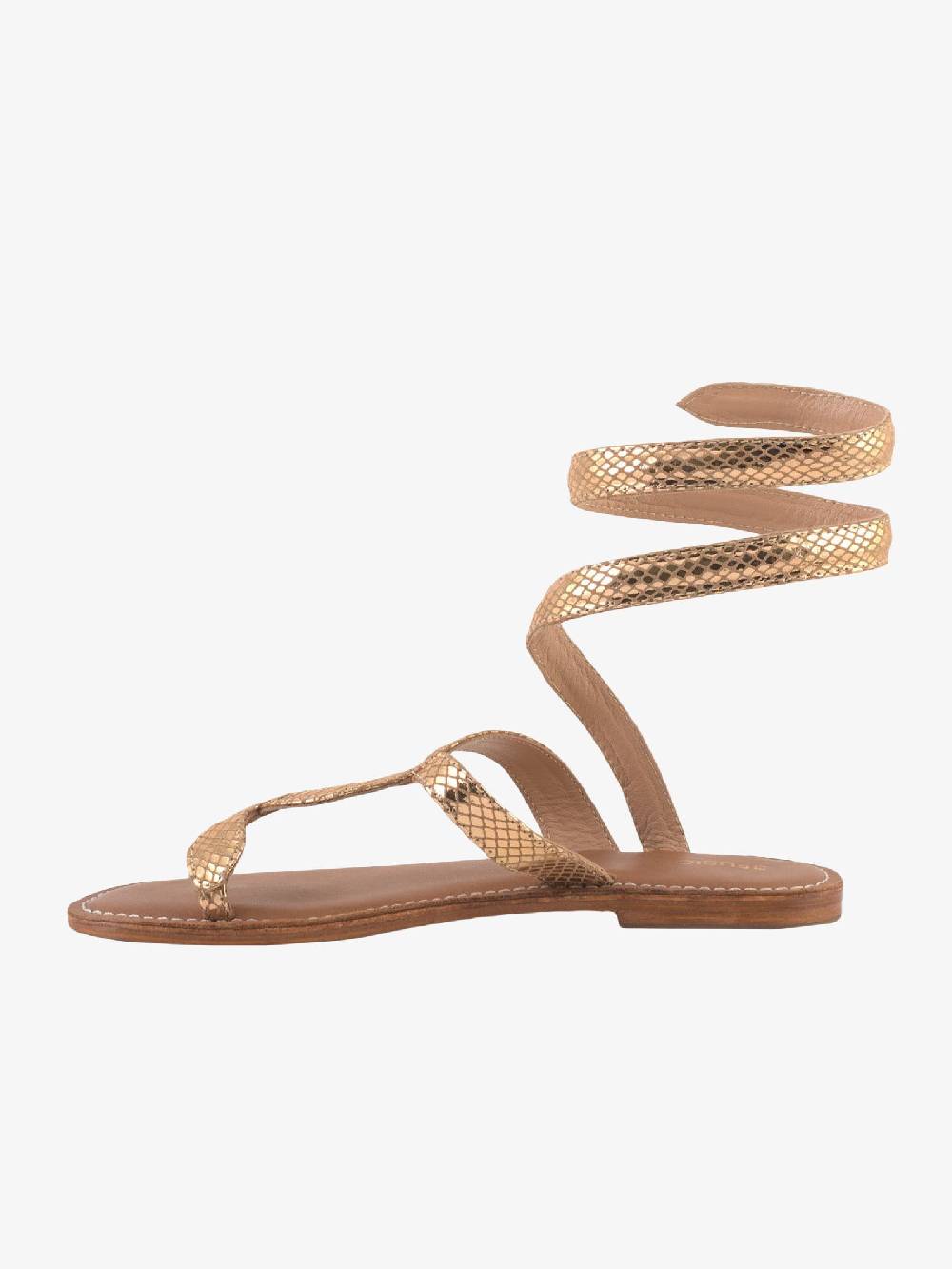 CB FUSION Sandali Donna In Pelle Laminata Rosa