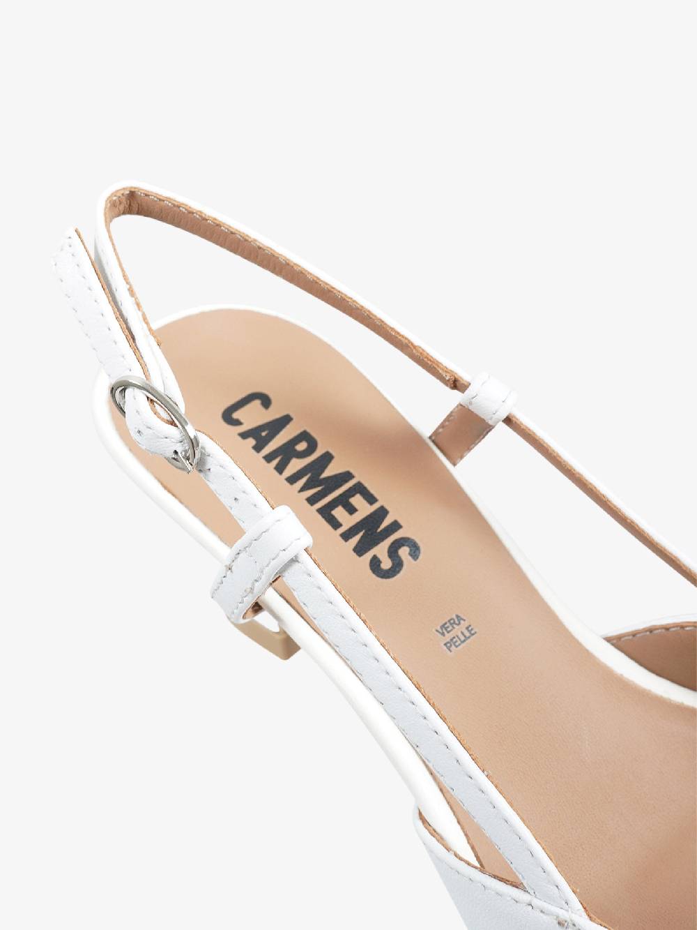 CARMENS Chanel Nicole Band A51127 Donna Pelle Bianco