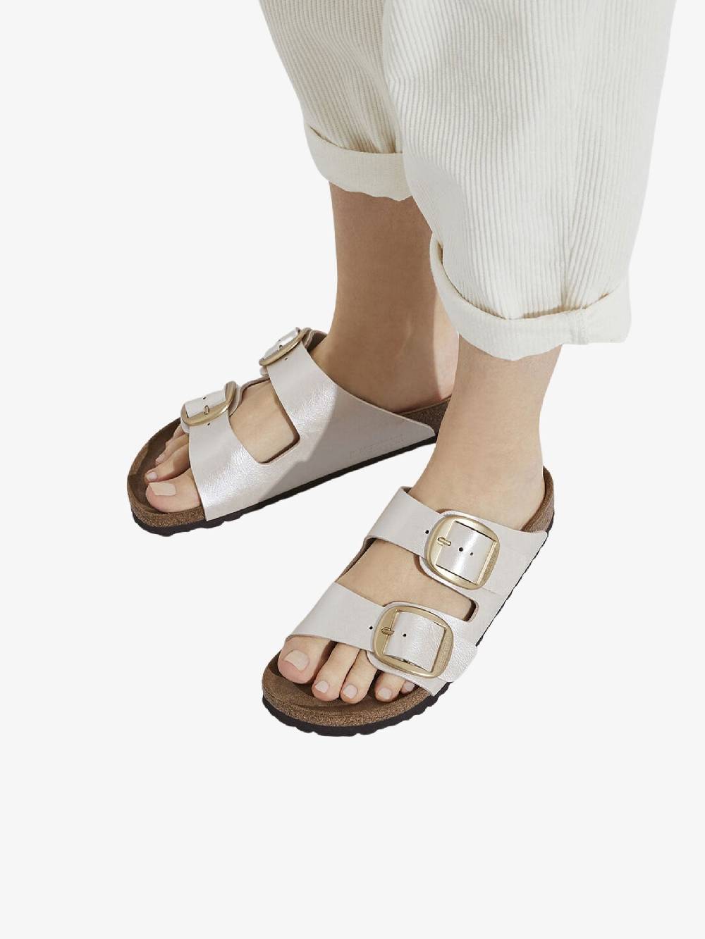 BIRKENSTOCK Ciabatte Arizona Big Buckle 1020021 Panna