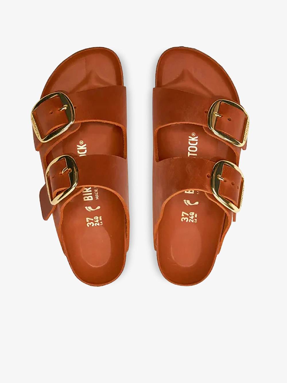 BIRKENSTOCK Ciabatte Arizona Big Buckle 1026661 Donna Pelle Arancione