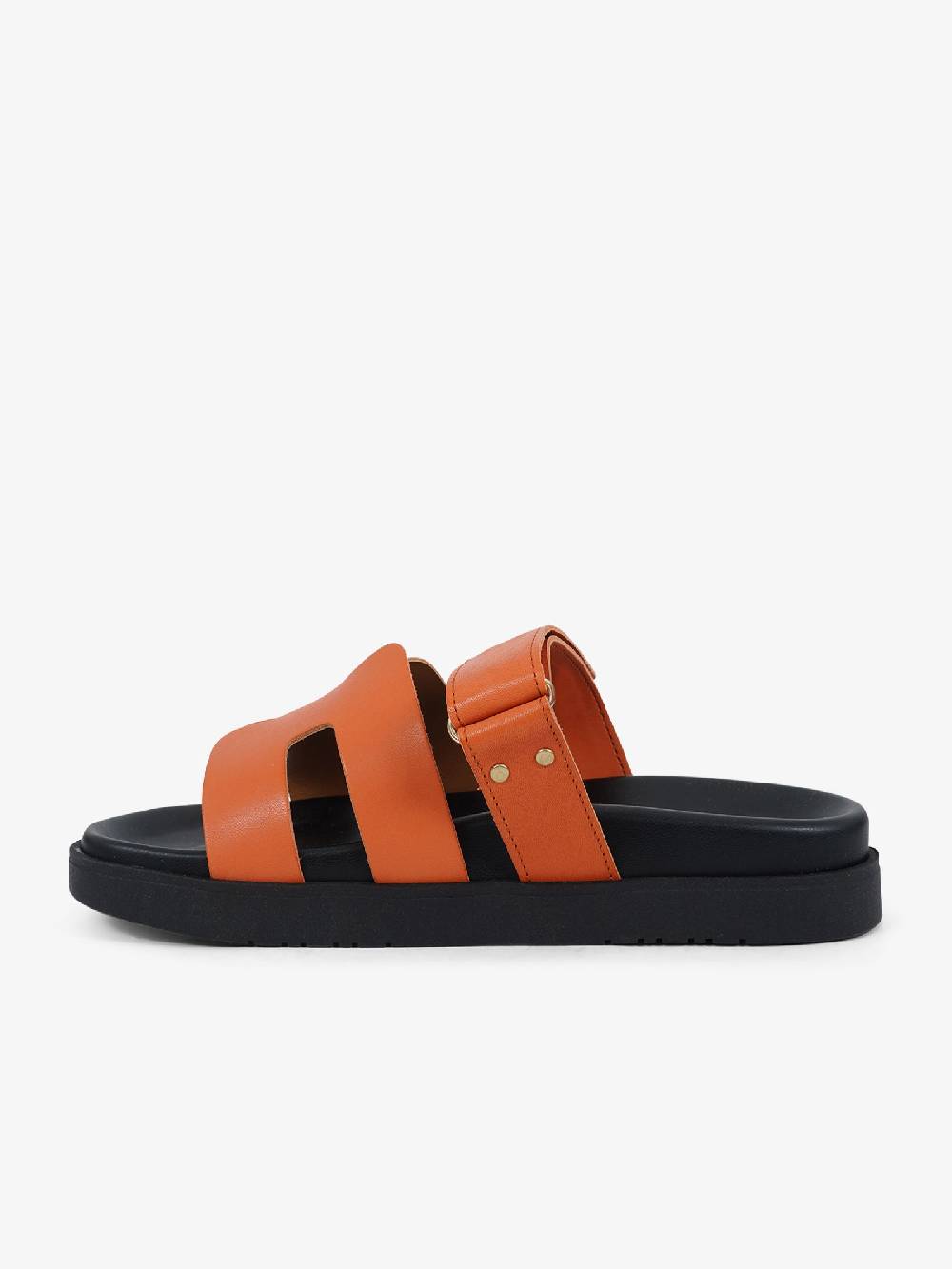 VINCENT VEGA Ciabatte FB-PARIS Donna Pelle Arancione