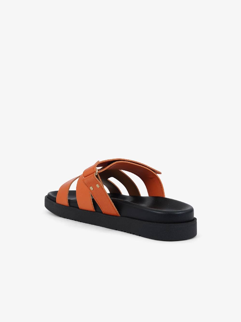 VINCENT VEGA Ciabatte FB-PARIS Donna Pelle Arancione