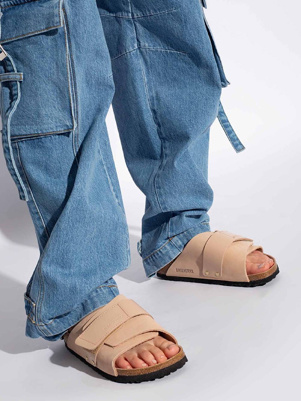 BIRKENSTOCK Ciabatte Kyoto 1026560 Donna Pelle Beige