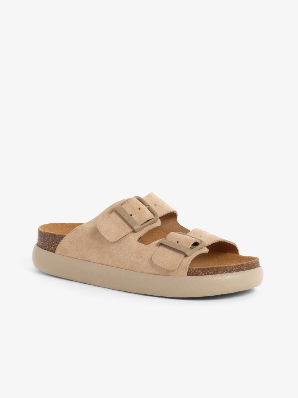 SCHOLL Ciabatte Noelle Chunky SL.F311341002 Donna Camoscio Beige