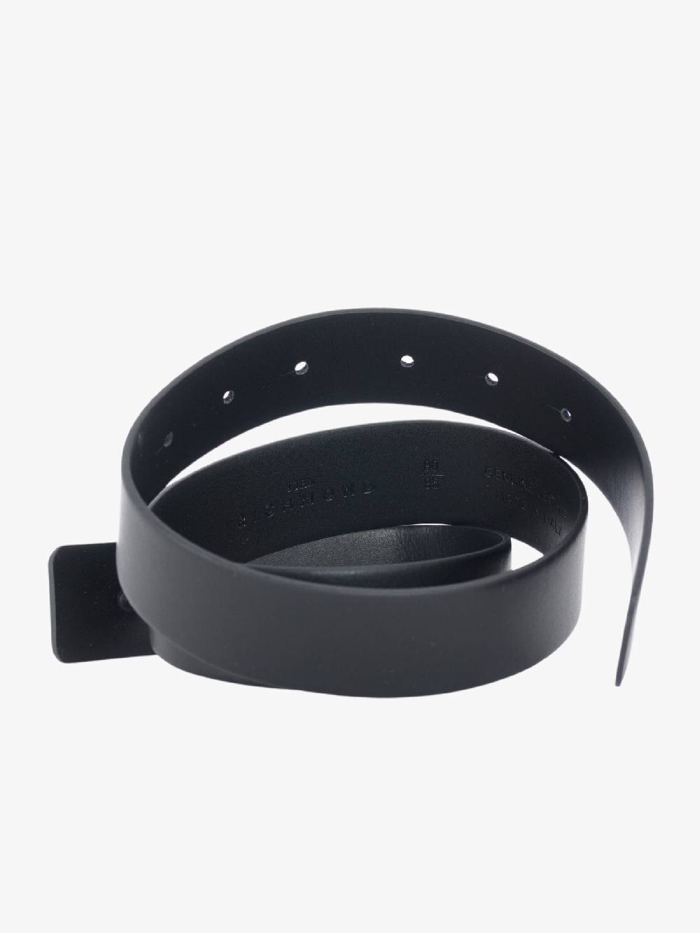 JOHN RICHMOND Cintura JR-C106W Donna In Vera Pelle Nero/nero