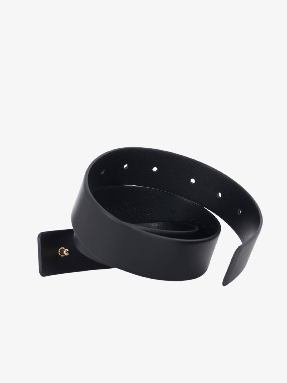 JOHN RICHMOND Cintura JR-C106W Donna In Vera Pelle Nero/oro