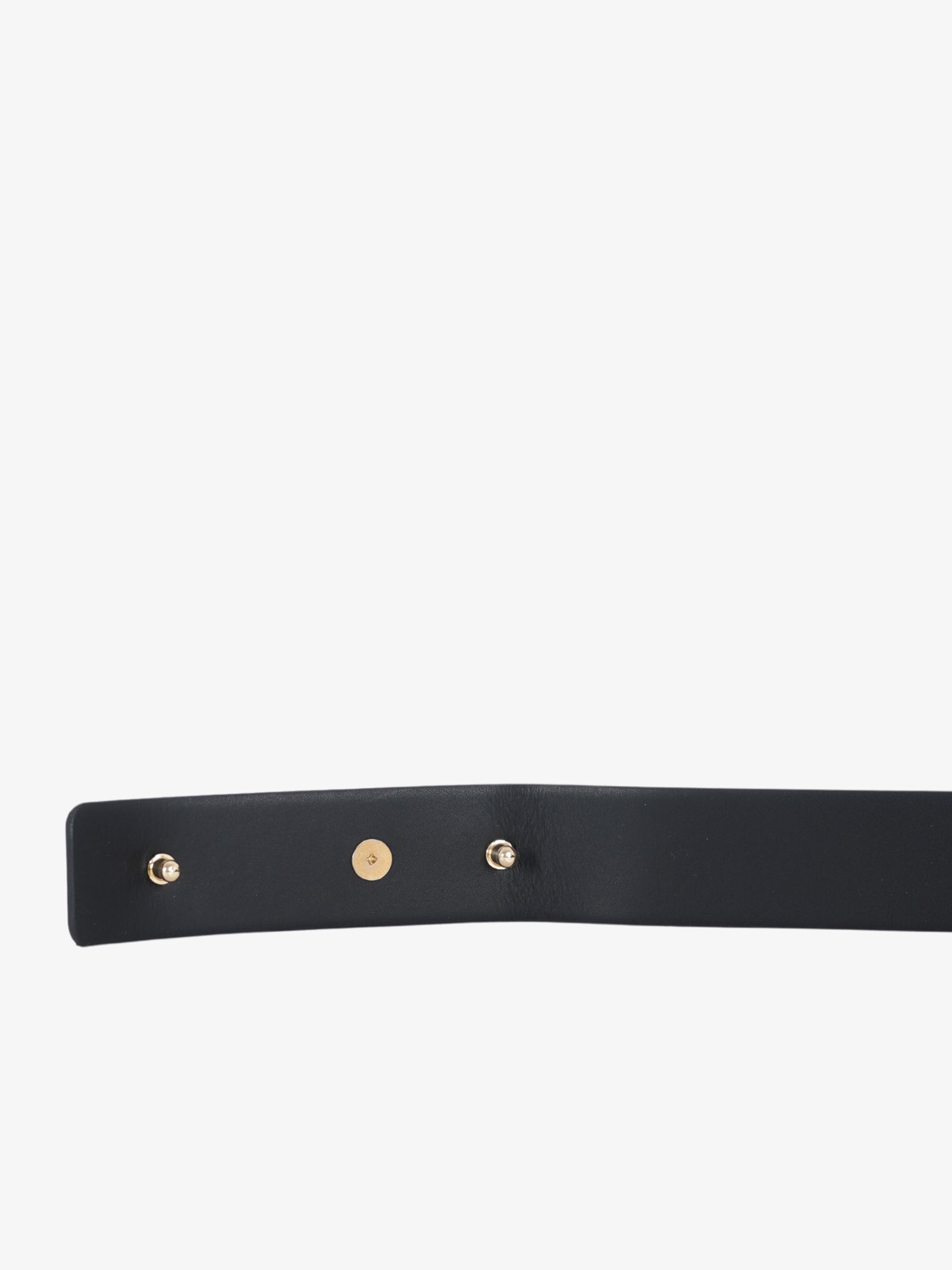 JOHN RICHMOND Cintura JR-C106W Donna In Vera Pelle Nero/oro