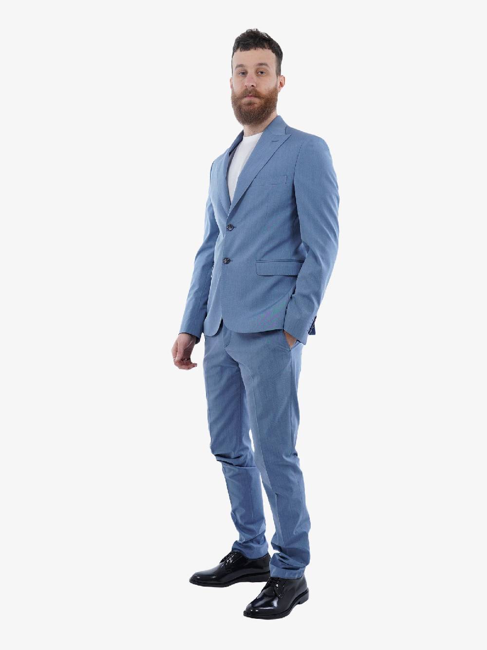 ALESSANDRO DELL'ACQUA Completo Giacca E Pantalone Uomo Blu
