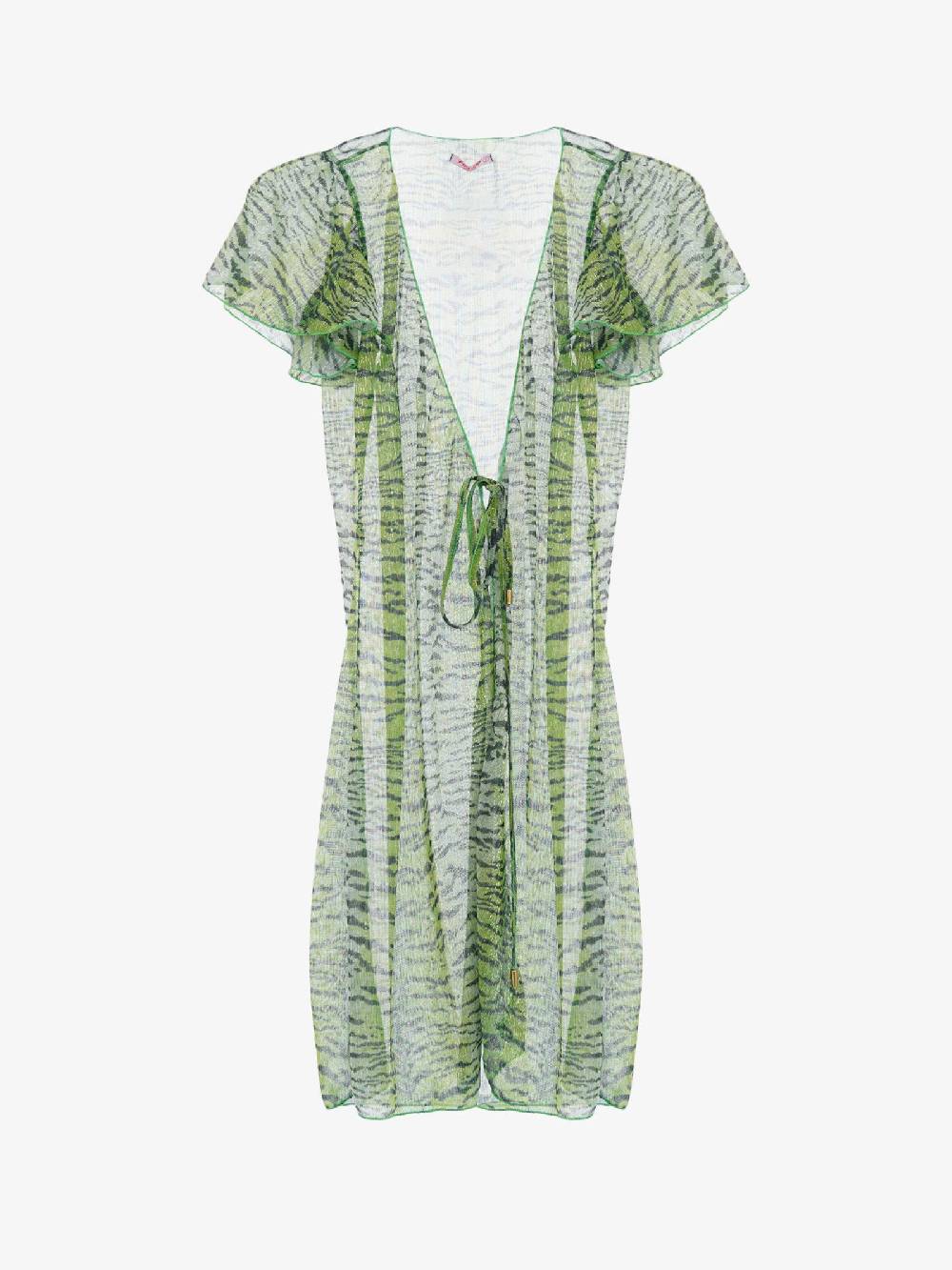 PIN UP Corpicostume donna incrociato crepon donna verde