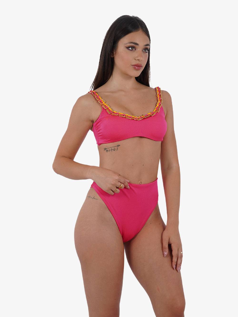 DISTRICT BY MARGHERITA MAZZEI Costume Da Bagno Bikini Brassiere 4FQ18 Donna Fucsia