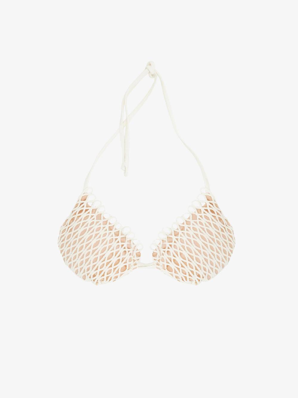 DISTRICT BY MARGHERITA MAZZEI Costume Da Bagno Bikini Donna Macramè Panna