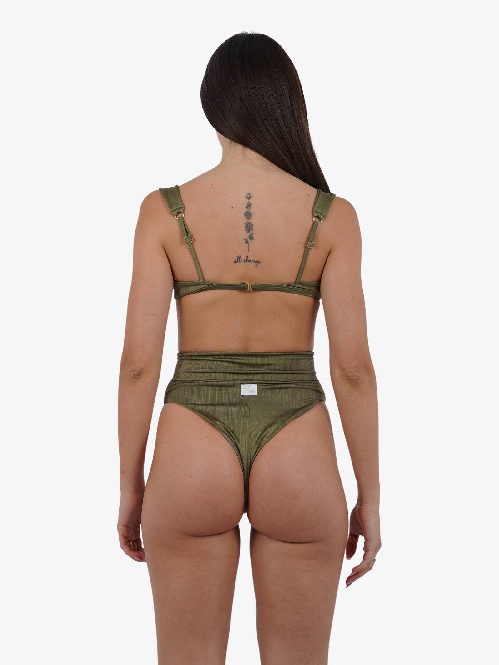 COTAZUR Costume Da Bagno Bikini Fascia Conchiglia CTZ01428 Donna Verde