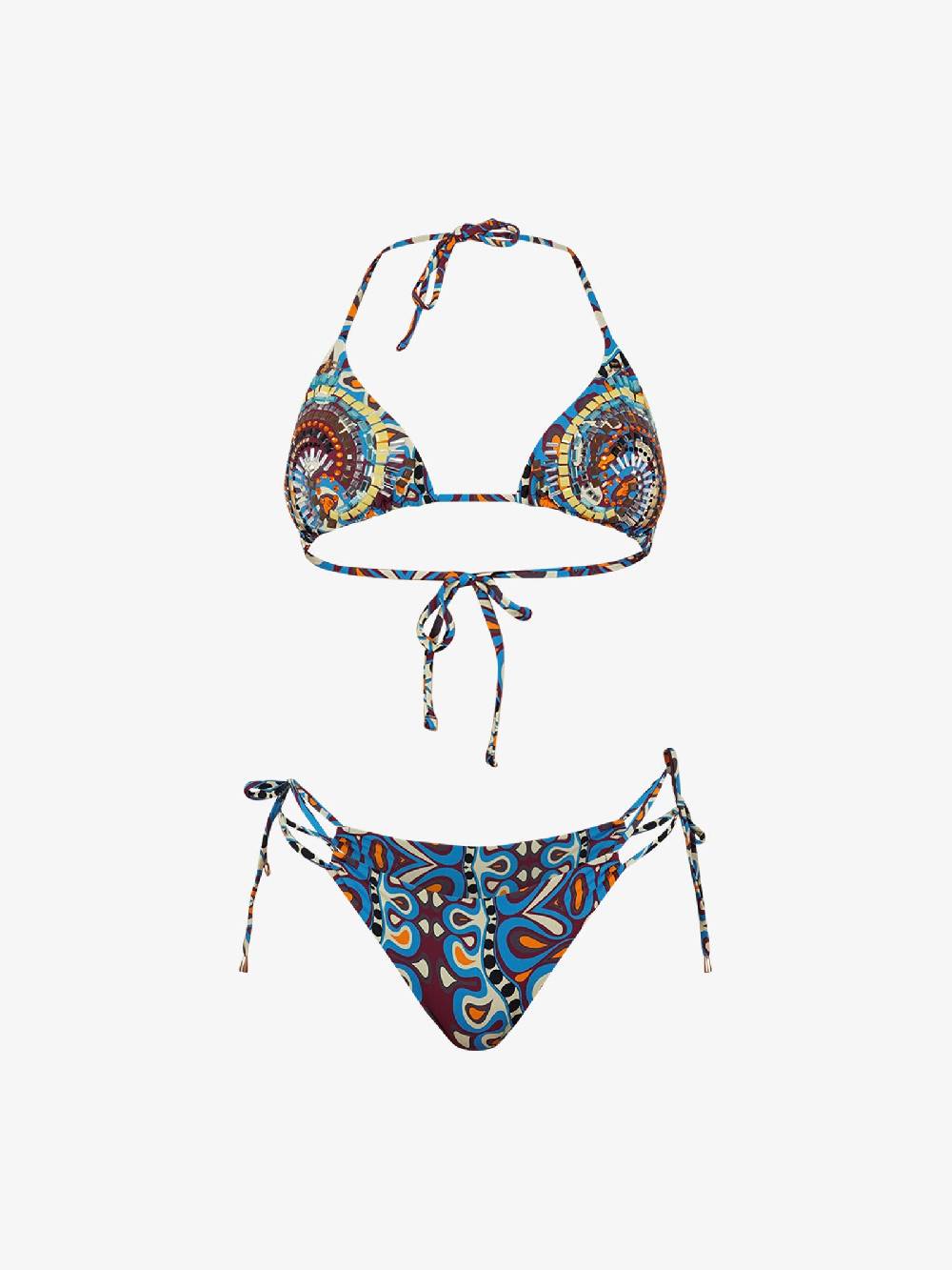 MISS BIKINI Costume Da Bagno Bikini Triangolo Con Spirale V4001S Donna Multicolor