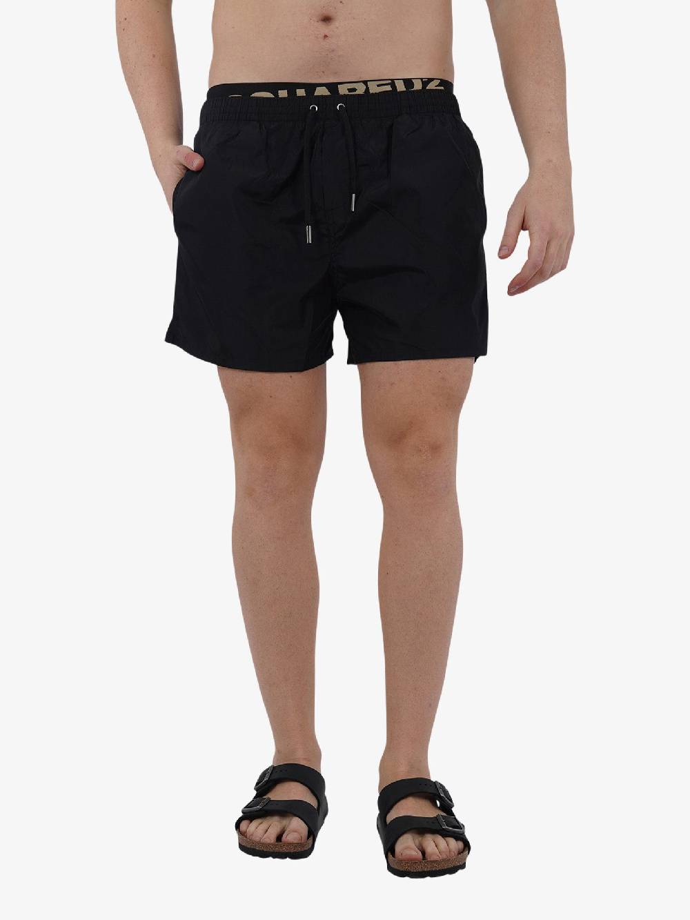 DSQUARED2 Costume da bagno Boxer midi D7B645490 uomo nero