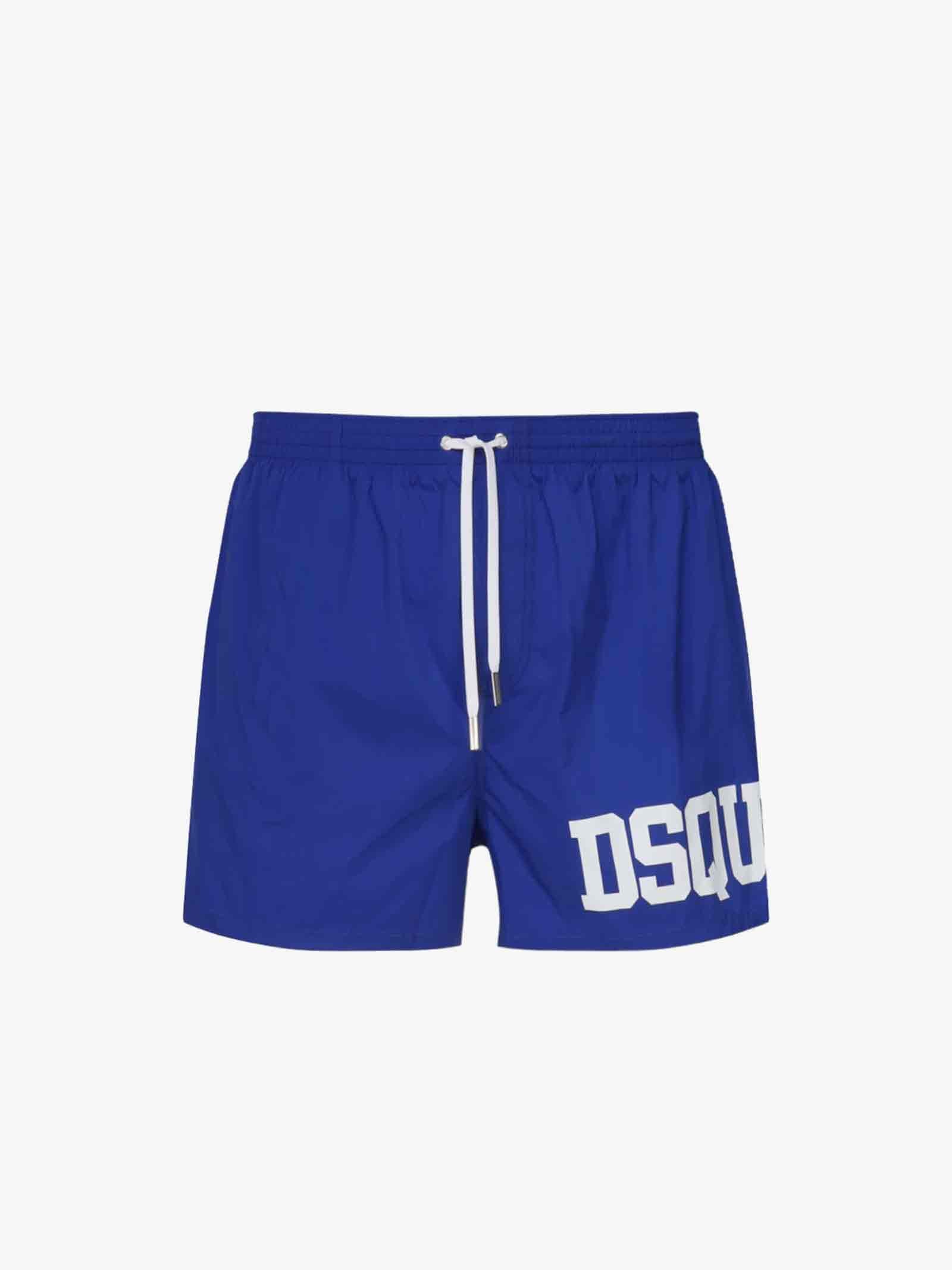 DSQUARED2 Costume Da Bagno Boxer Midi D7B8P5440 Uomo Blu