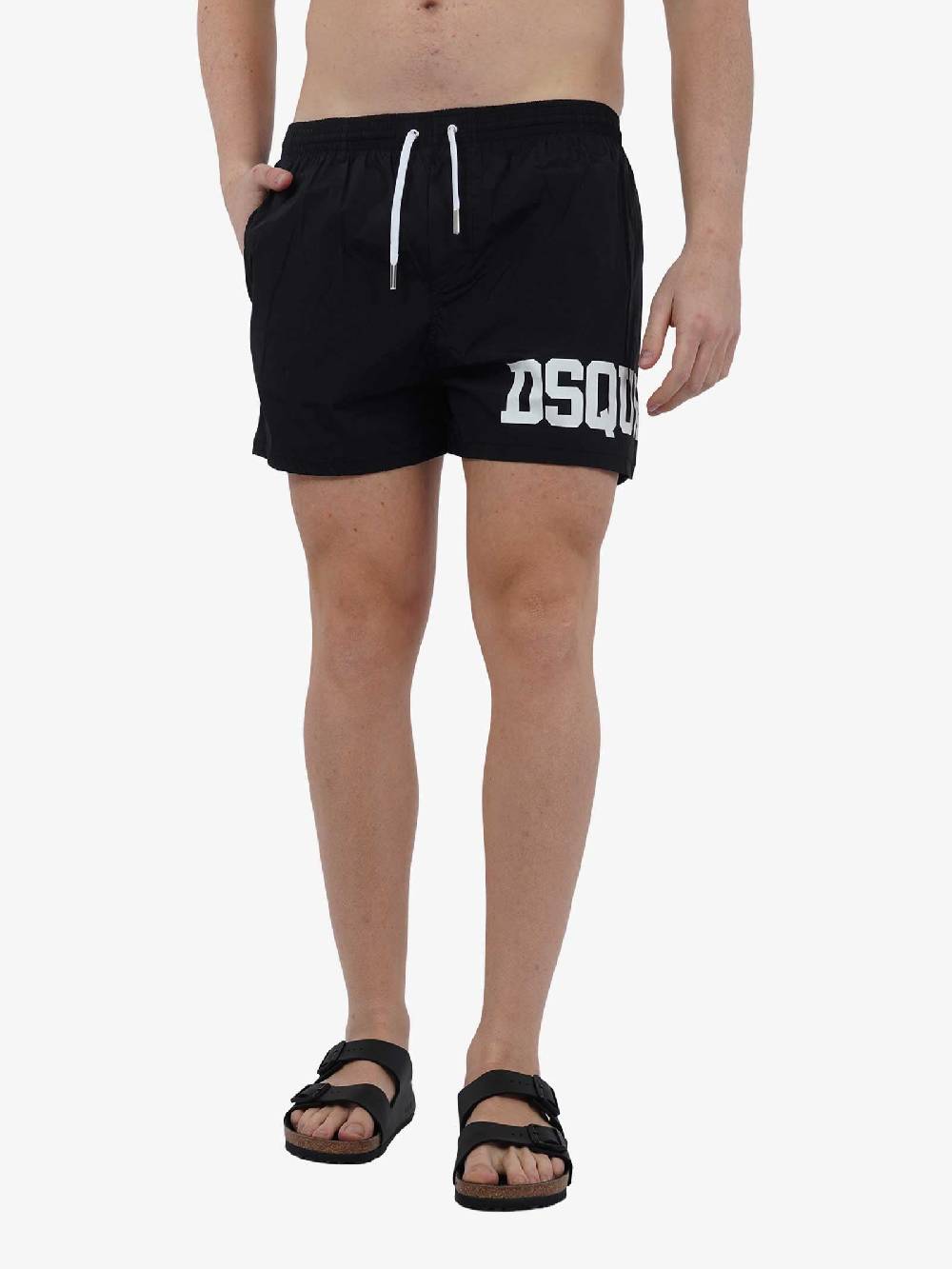 DSQUARED2 Costume Da Bagno Boxer Midi D7B8P5440 Uomo Nero