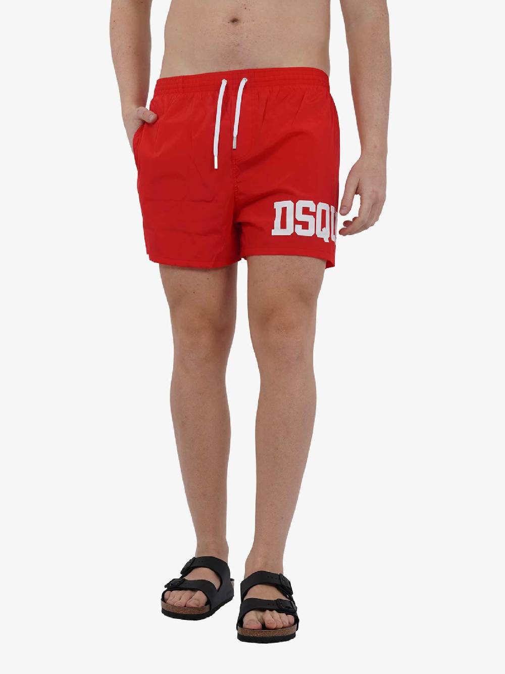 DSQUARED2 Costume Da Bagno Boxer Midi D7B8P5440 Uomo Rosso
