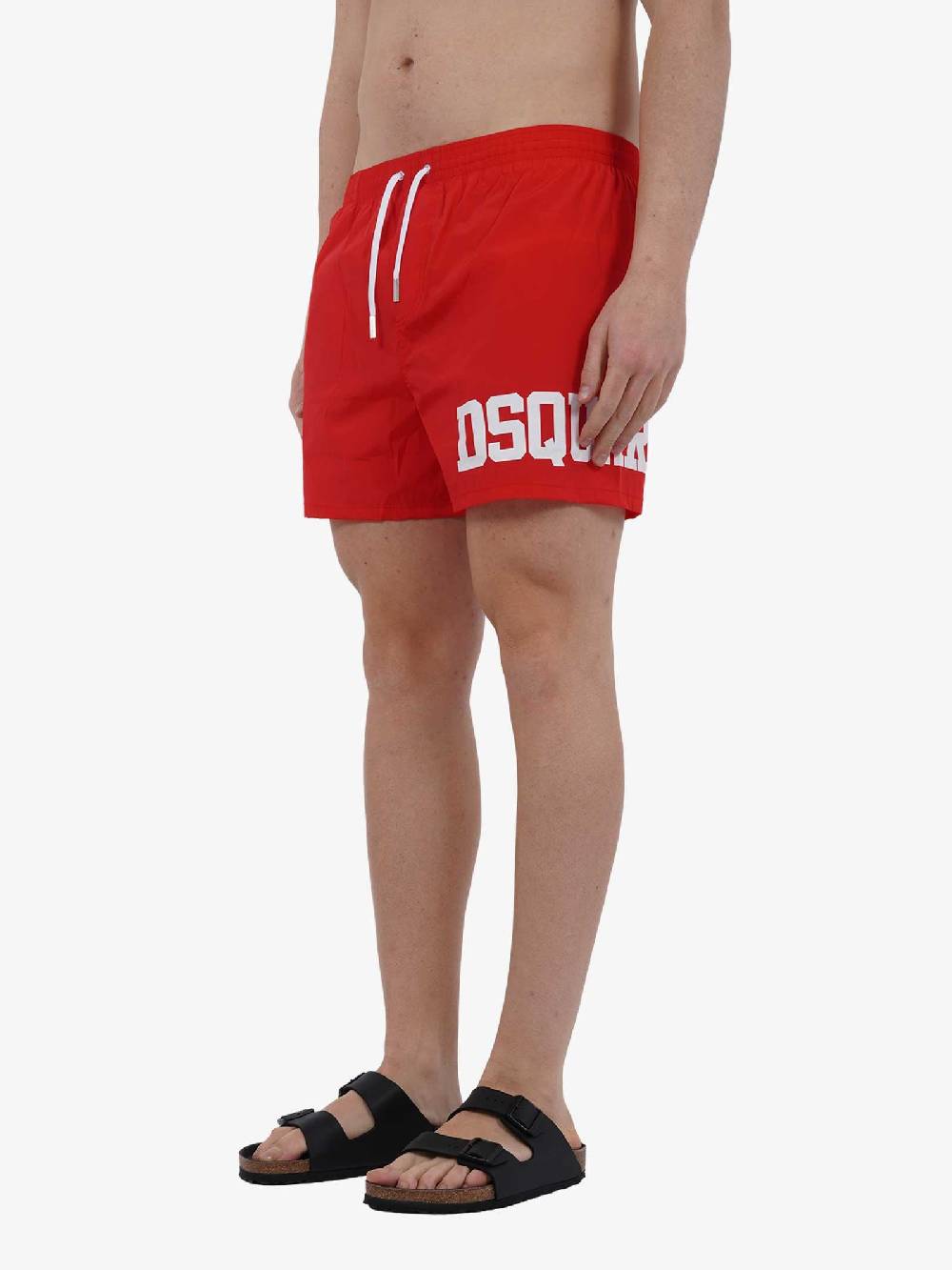 DSQUARED2 Costume Da Bagno Boxer Midi D7B8P5440 Uomo Rosso