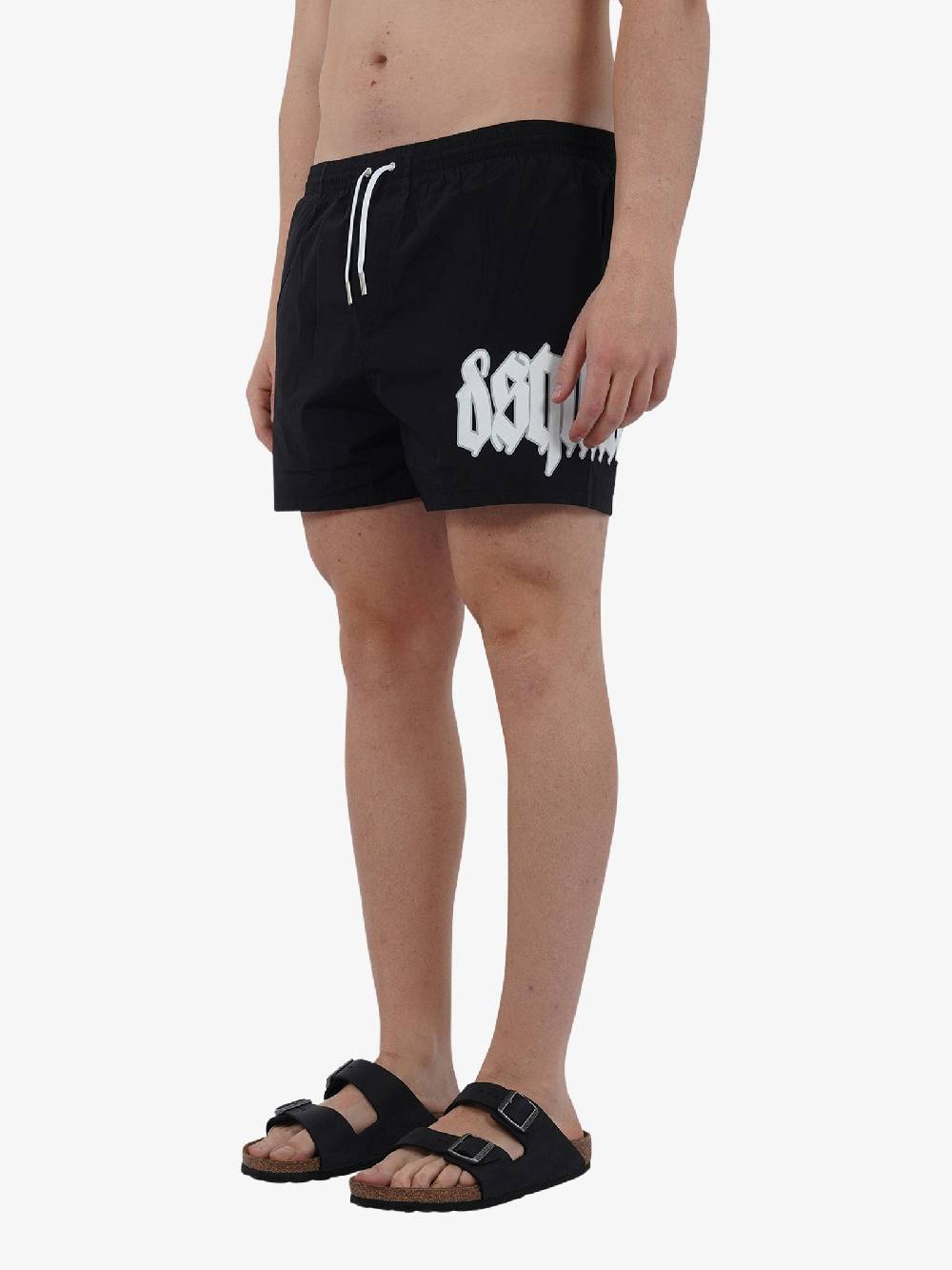 DSQUARED2 Costume Da Bagno Boxer Midi D7B8P5470 Uomo Nero