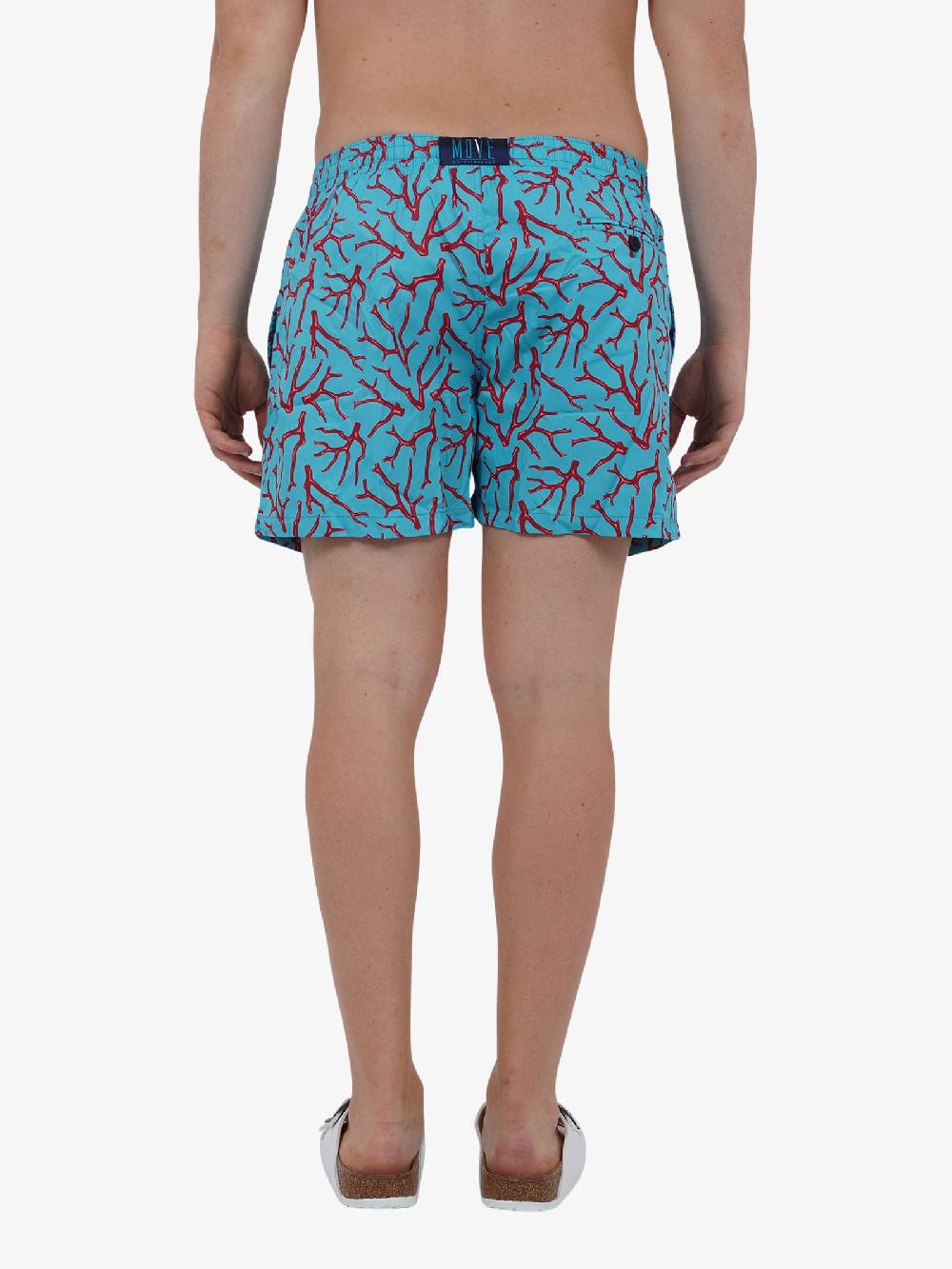 MOVE BEACHWEAR Costume Da Bagno Boxer Saint Vincent Con Stampa SVN PRINT 24 Uomo Azzurro