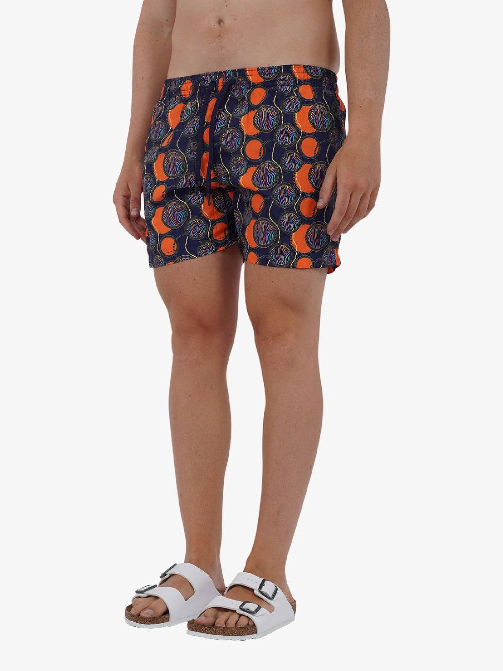 MOVE BEACHWEAR Costume Da Bagno Boxer Saint VIncent Con Stampa SVN PRINT 24 Uomo Arancione