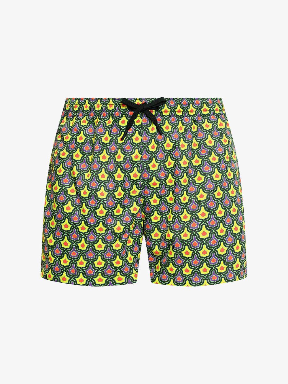 MOVE BEACHWEAR Costume da bagno Boxer Saint Vincent con stampa SVN PRINT 24 uomo giallo
