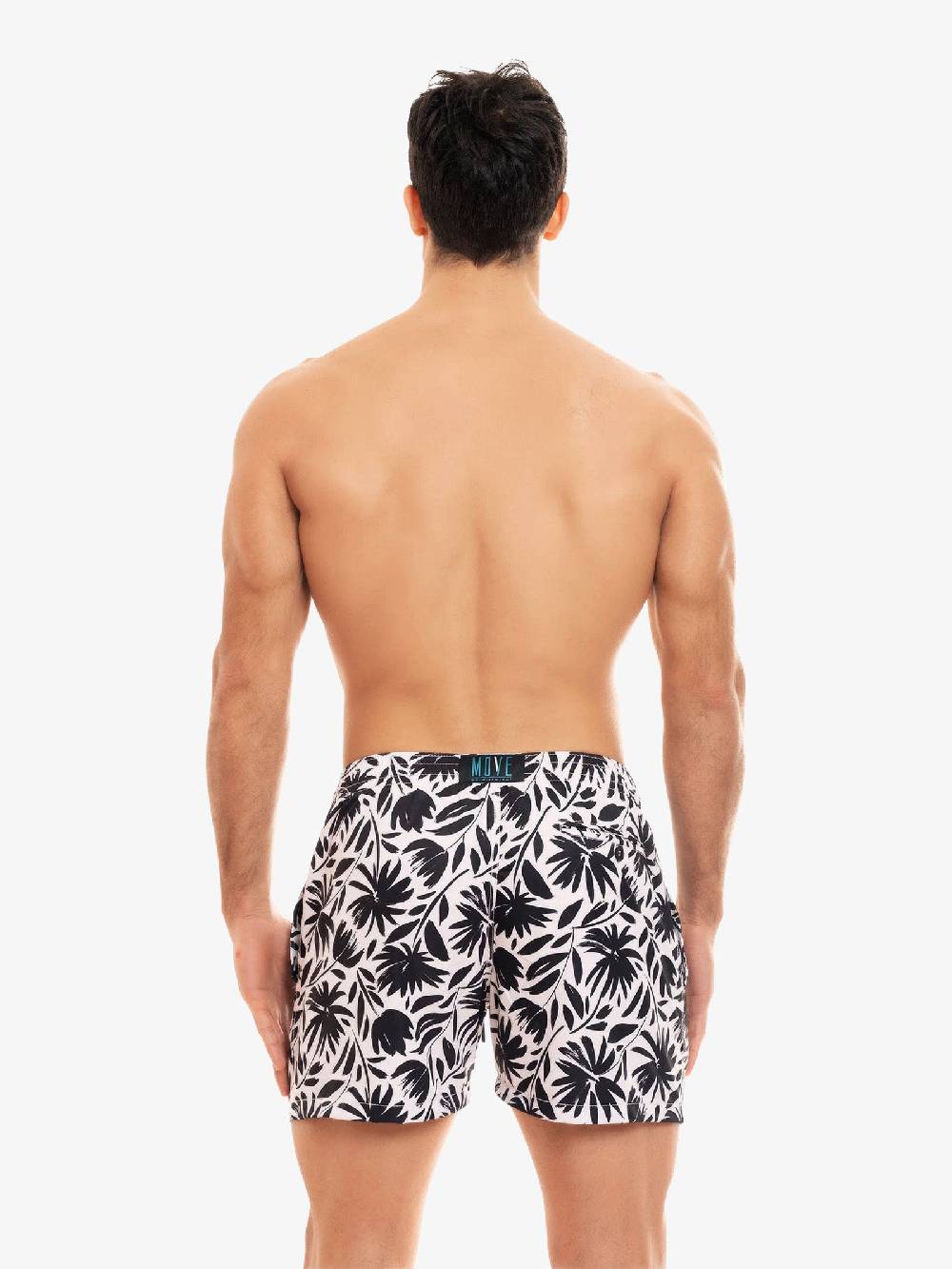 MOVE BEACHWEAR Costume Da Bagno Boxer Saint Vincent Con Stampa SVN PRINT 24 Uomo Nero