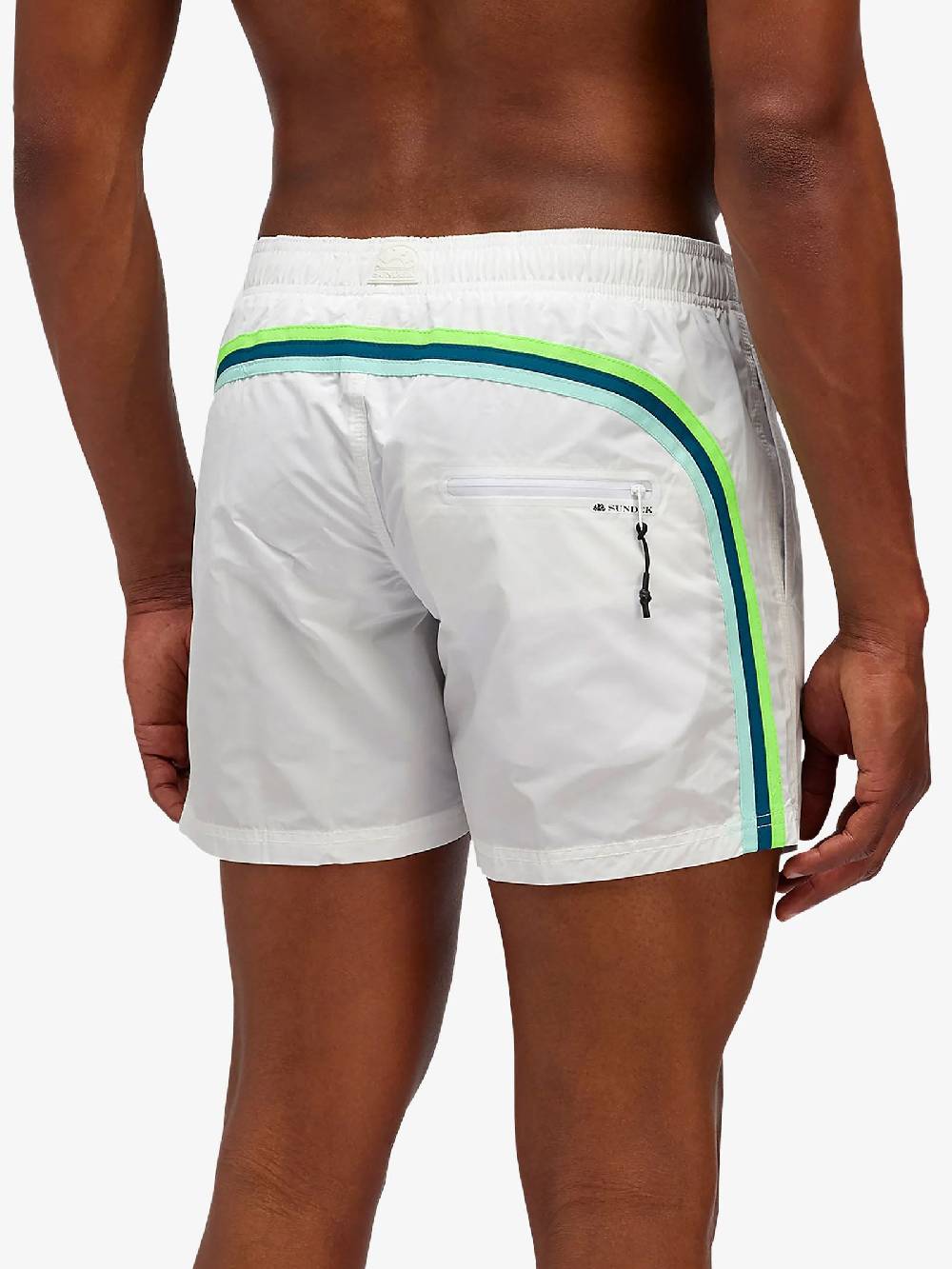 SUNDEK Costume Da Bagno Corto Memory M552BDM0600 Uomo Bianco