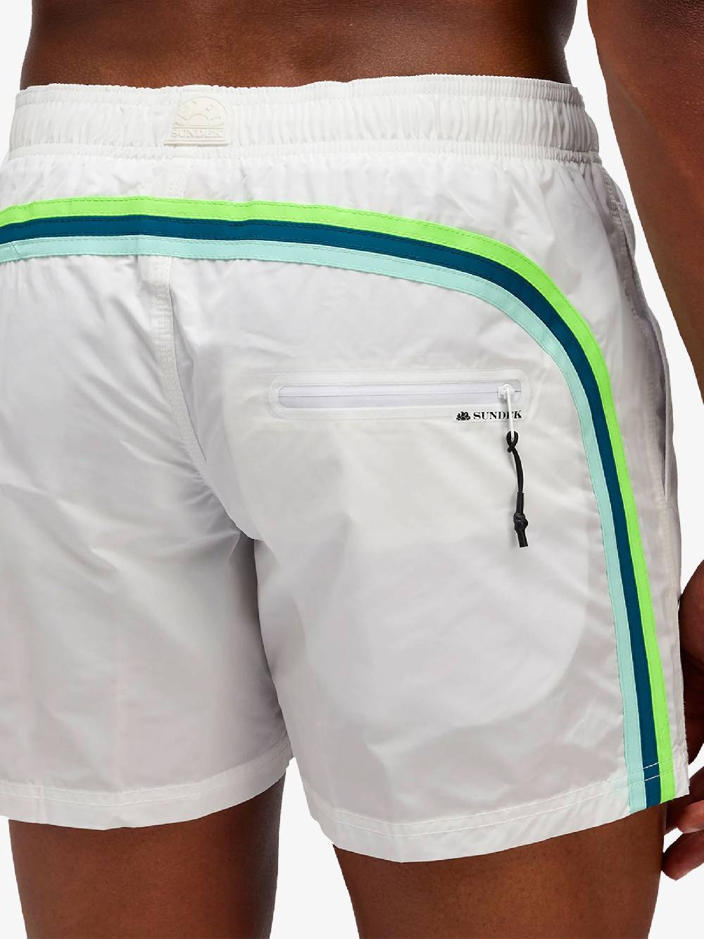 SUNDEK Costume Da Bagno Corto Memory M552BDM0600 Uomo Bianco