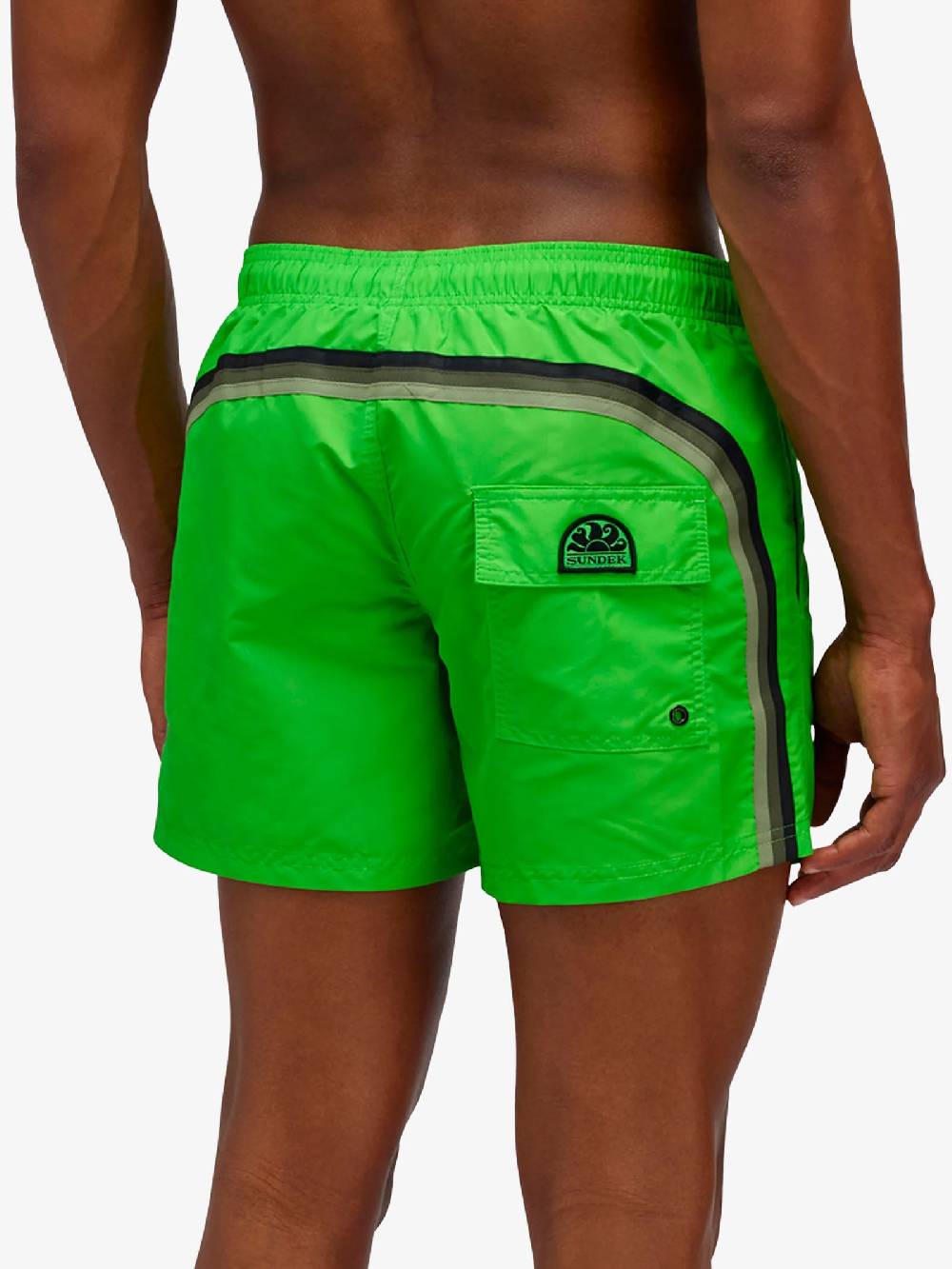 SUNDEK Costume Da Bagno Iconic Taffeta M504BDTA1X1 Uomo Verde