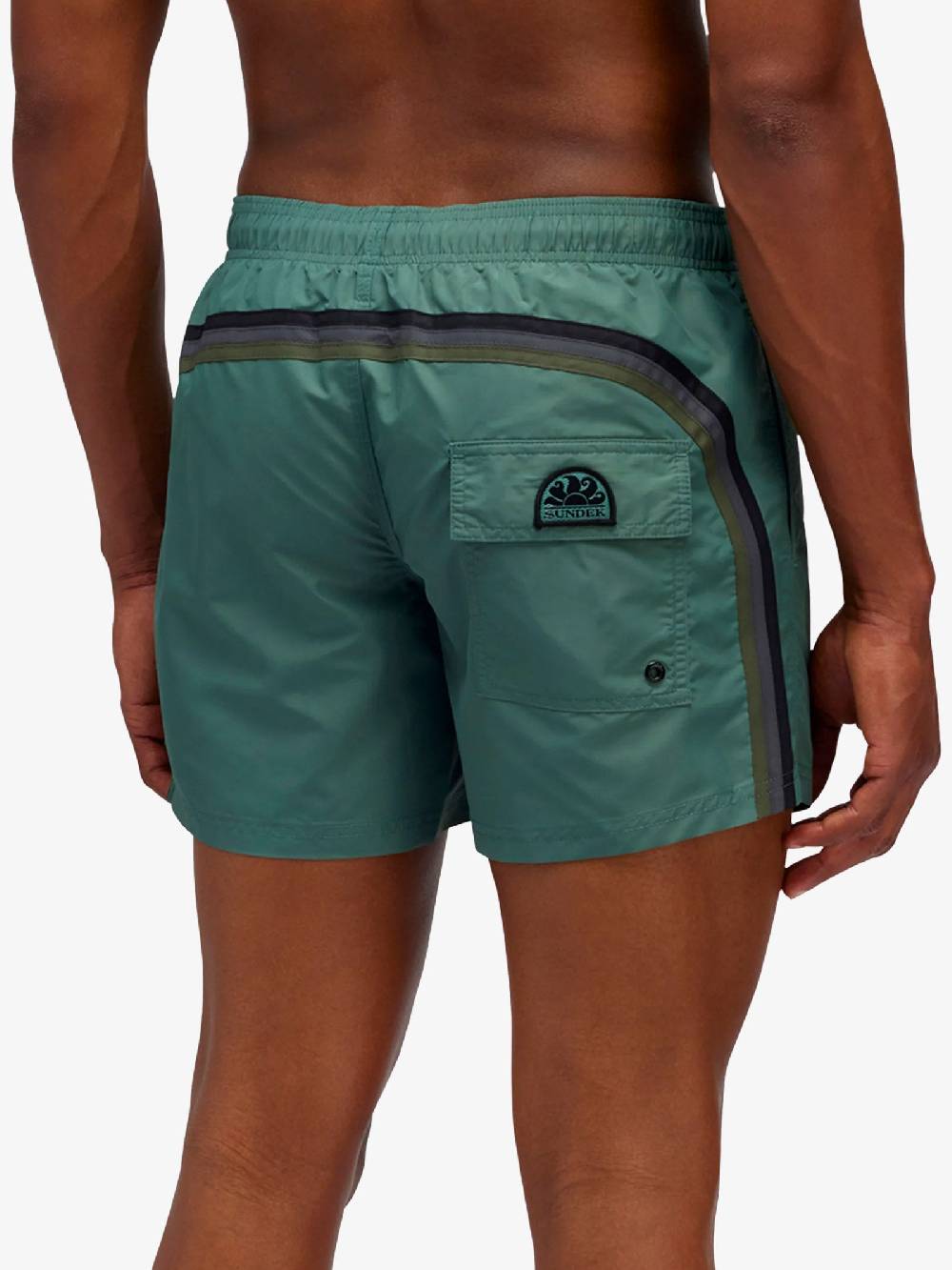 SUNDEK Costume Da Bagno Iconic Taffeta M504BDTA1X1 Uomo Verde