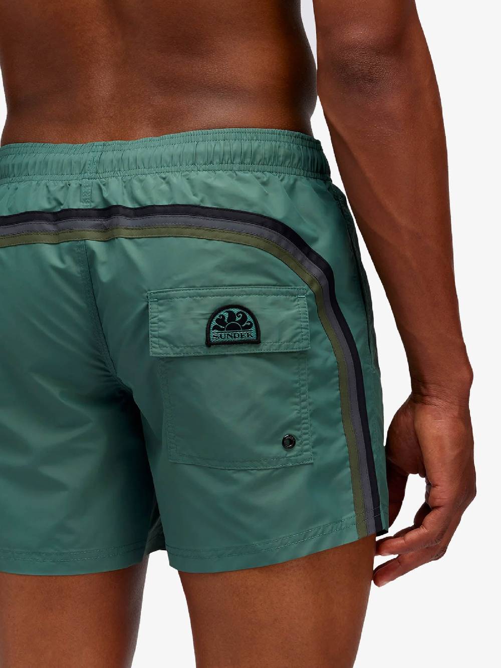 SUNDEK Costume Da Bagno Iconic Taffeta M504BDTA1X1 Uomo Verde