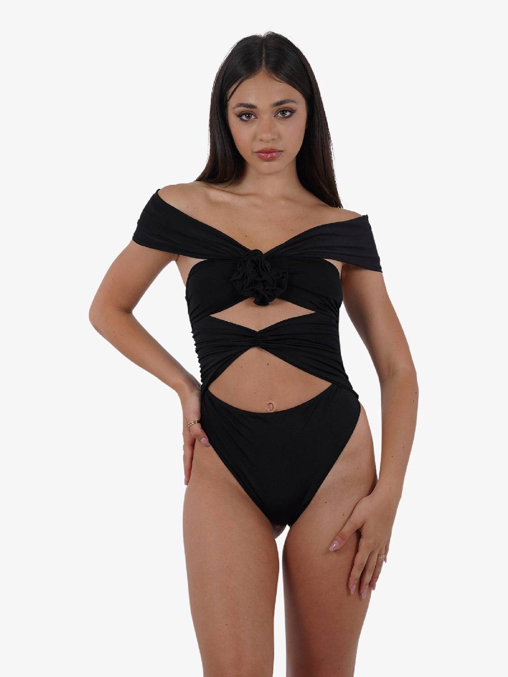 DISTRICT BY MARGHERITA MAZZEI Costume da bagno intero 4LU51 donna nero