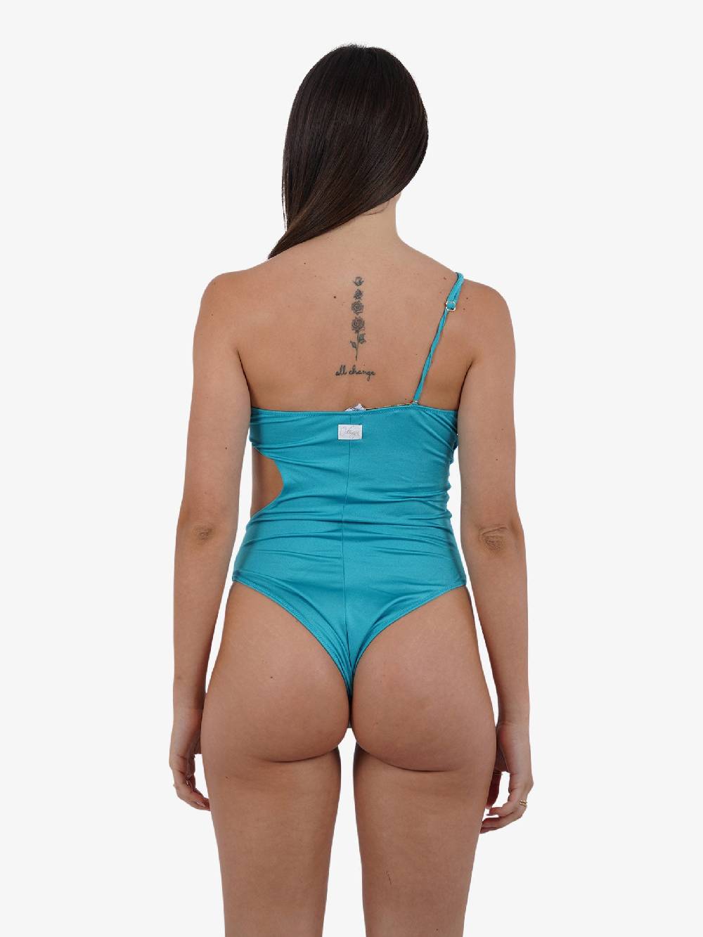 COTAZUR Costume Da Bagno Intero Drappeggiato CTZ01357 Donna Azzurro