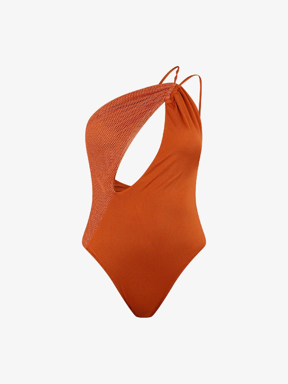COTAZUR Costume Da Bagno Intero Microrete CTZ01425 Donna Arancione