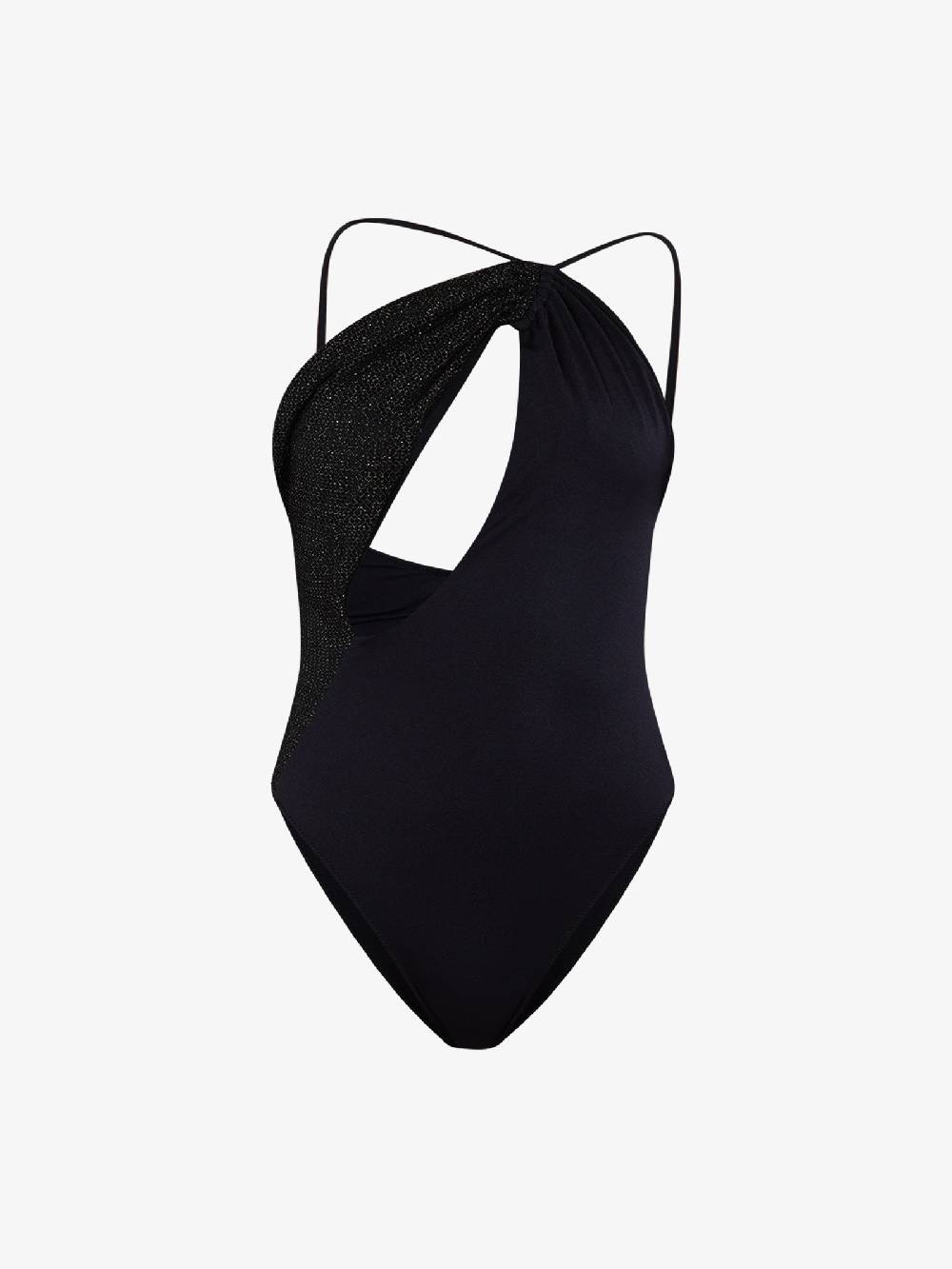 COTAZUR Costume Da Bagno Intero Microrete CTZ01425 Donna Nero