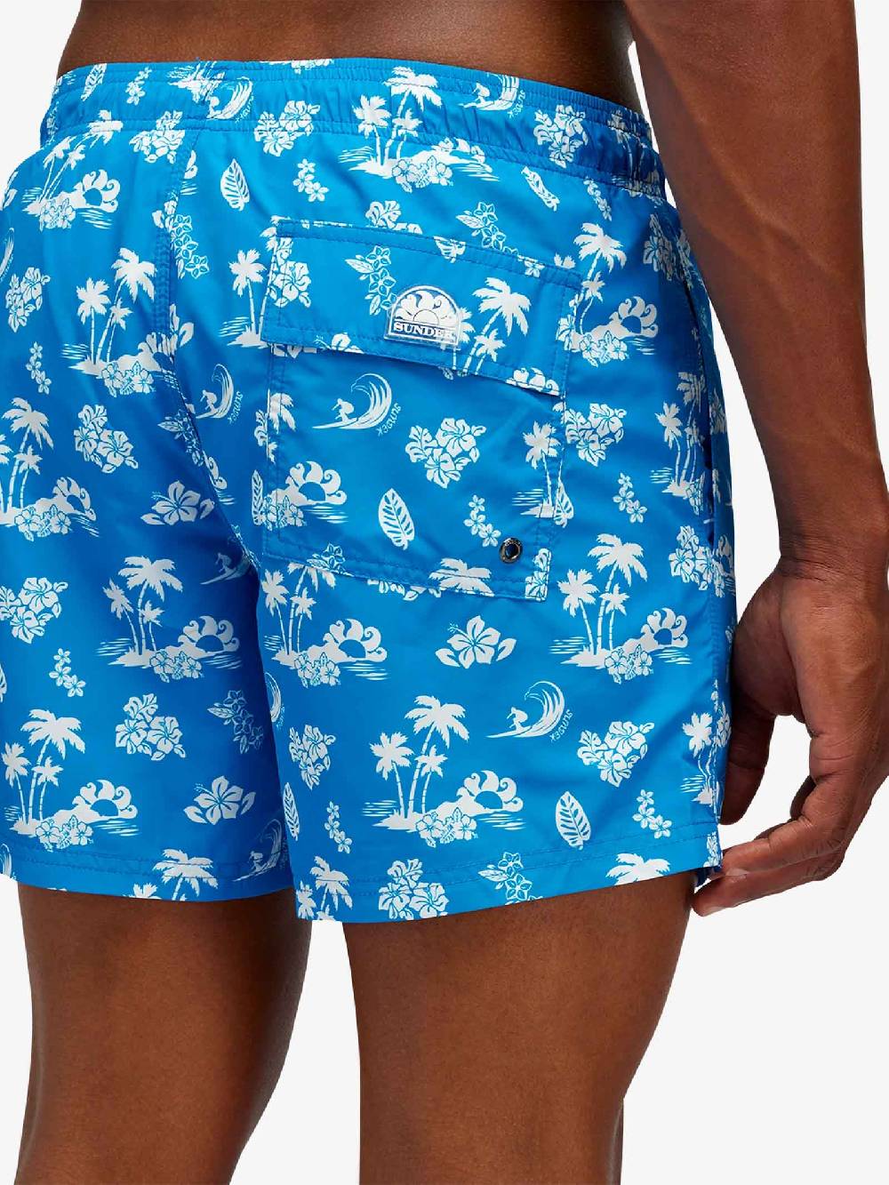 SUNDEK Costume Da Bagno Kaila Bit In Poliy Riciclato M633BDRT4KB Uomo Azzurro