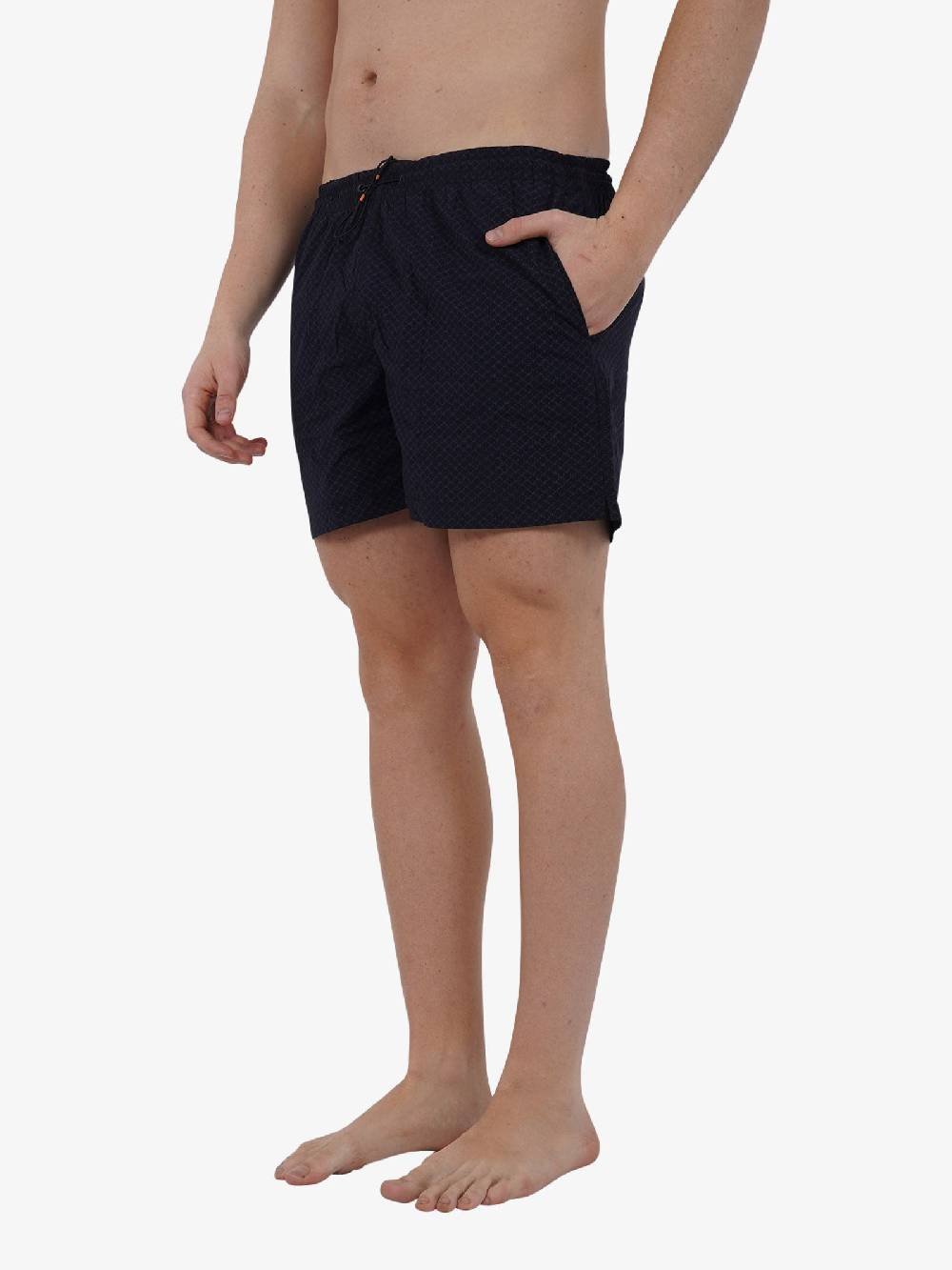 RRD ROBERTORICCIDESIGNS Costume Da Bagno Micro Blu Black Tramontana Short 24414 Uomo Nero