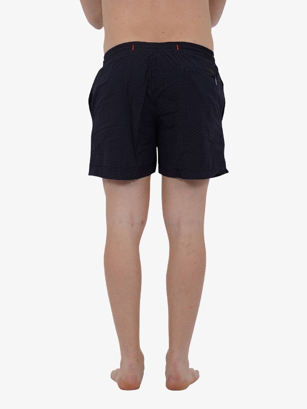 RRD ROBERTORICCIDESIGNS Costume Da Bagno Micro Blu Black Tramontana Short 24414 Uomo Nero