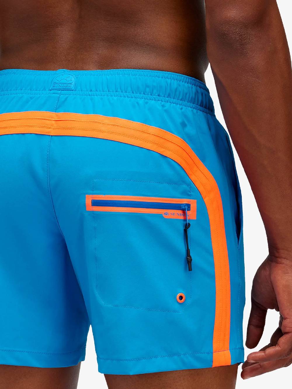 SUNDEK Costume Da Bagno Stretch Con Tasca M905BDP7700 Uomo Azzurro