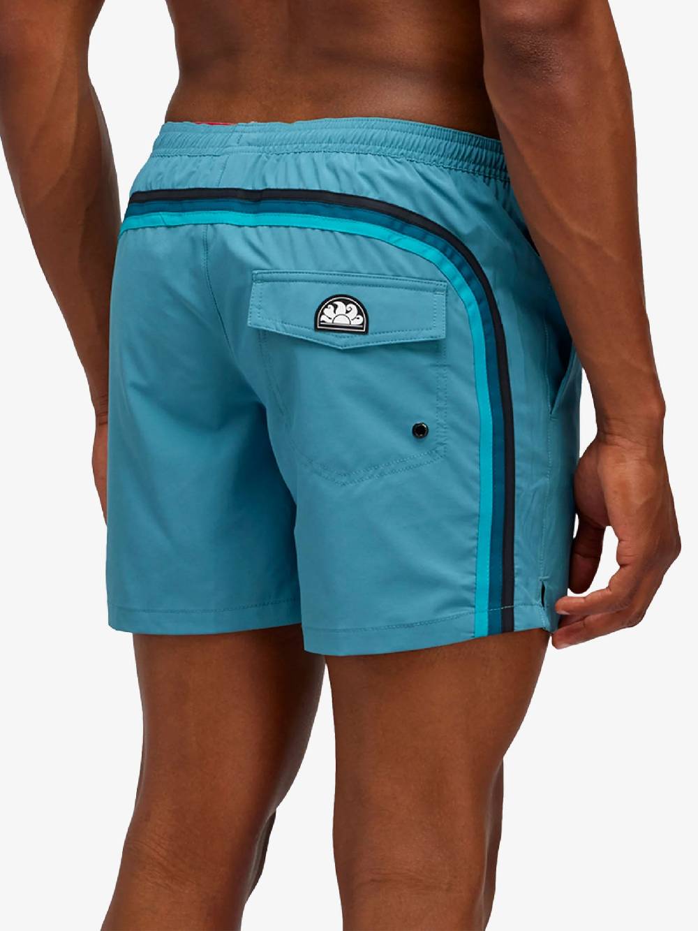 SUNDEK Costume Da Bagno Vita Elastica Stretch M597BDP7700 Uomo Azzurro