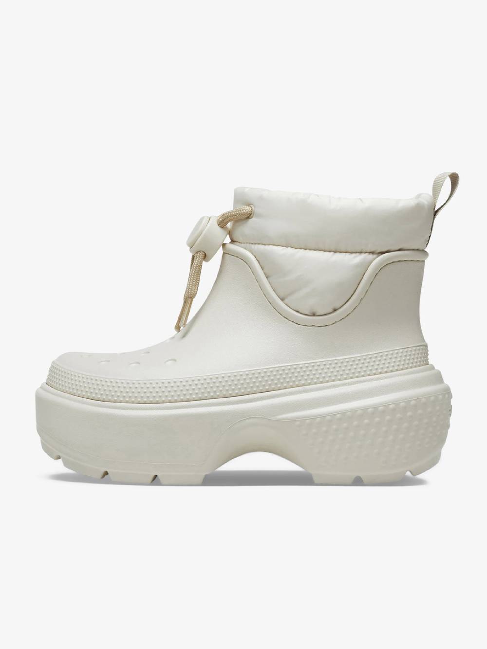 CROCS Stivaletto Stomp Puff Boot 209324 Bianco