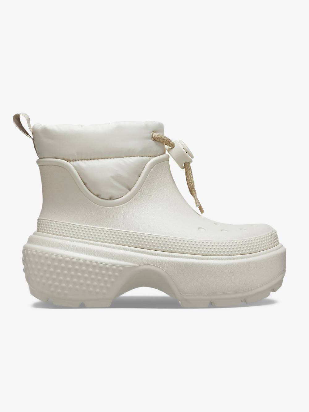 CROCS Stivaletto Stomp Puff Boot 209324 Bianco