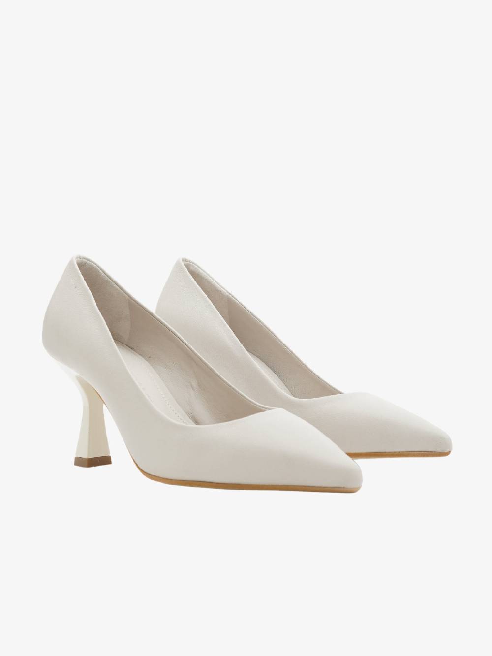 ISABEL FERRANTI Décolleté 7528 Donna In Pelle Panna