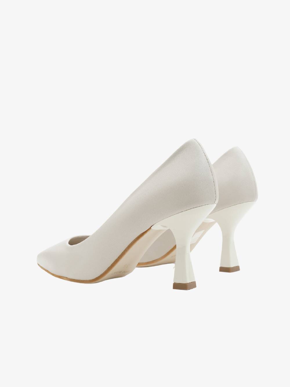 ISABEL FERRANTI Décolleté 7528 Donna In Pelle Panna